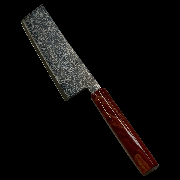 BLACK MUSHIN TT DAMASCUS NAKIRI KNIFE